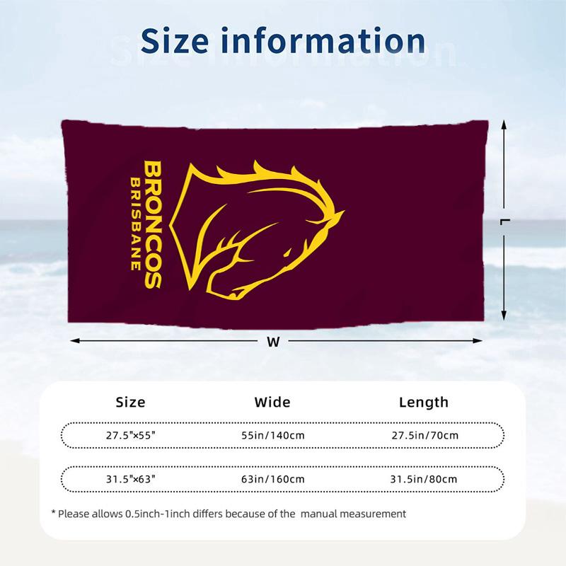 Brisbane Beach towels also serve as bath towels summer essential a musthave for the outdoors the beach and the pool