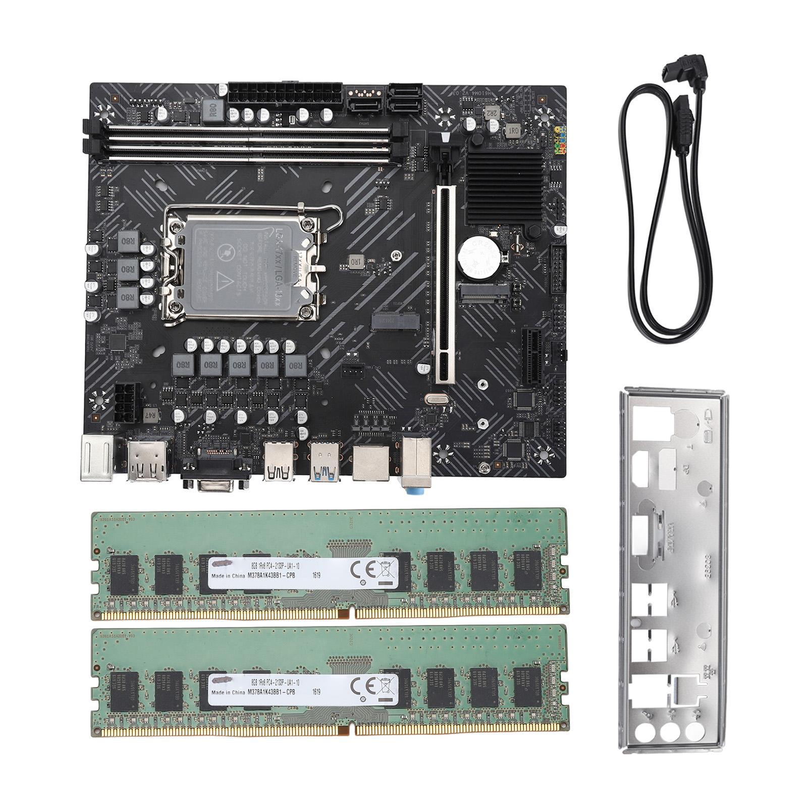 

Desktop PC Motherboard With DDR4 2133HMz Memory Kit PCIe 4.0 X16 Slot NVME M.2 Port LGA1700 Pin ATX