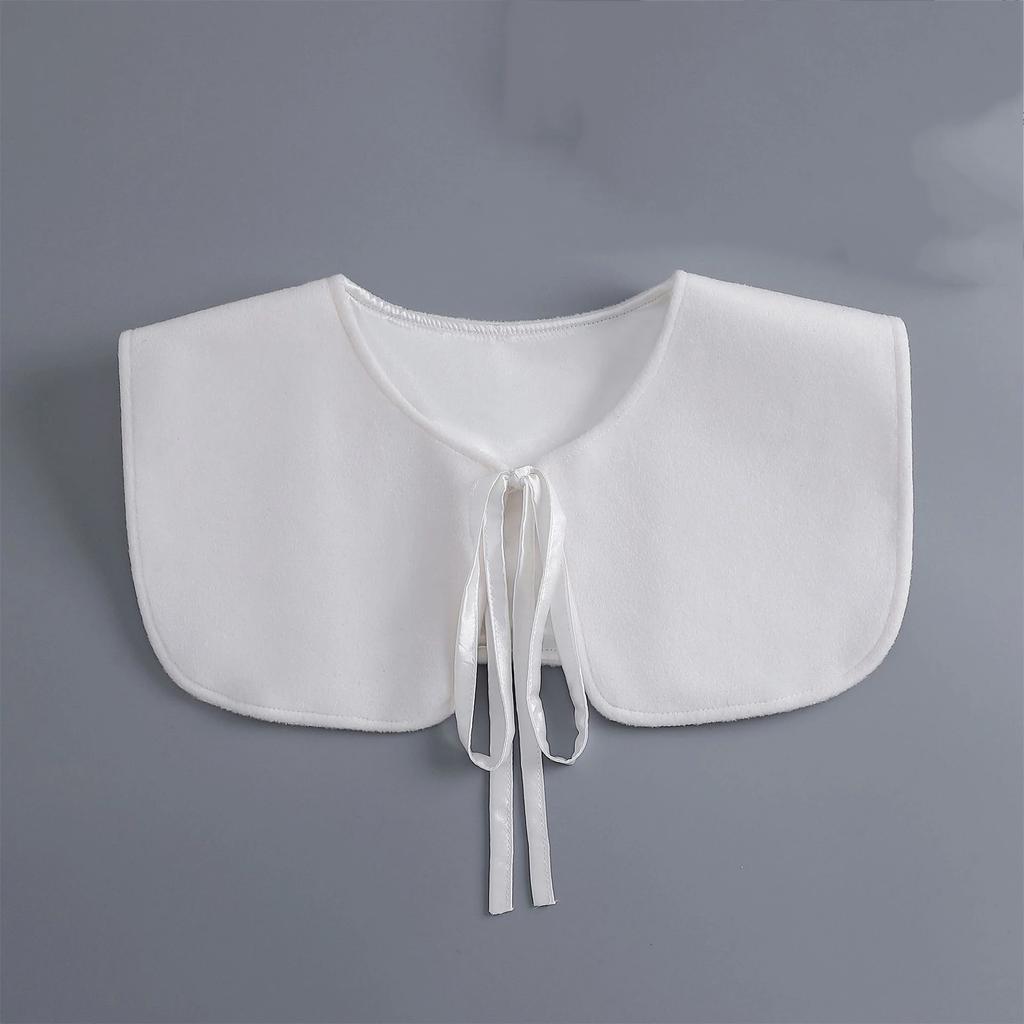 Linbaiway New Lapel Fake Collar Vintage Detachable Shirt Collar for Women Blouse Sweater False Collar Lapel Top Neckwear Ties