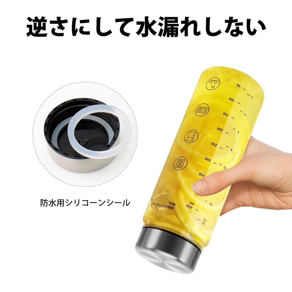 Water Travel Dishwasher Easy To Made of Heat Resistant Up To 350ml/500ml Bottle, Leak-Proof, Airtight, Lightweight, Bottle, Safe, Clean, Tritan,