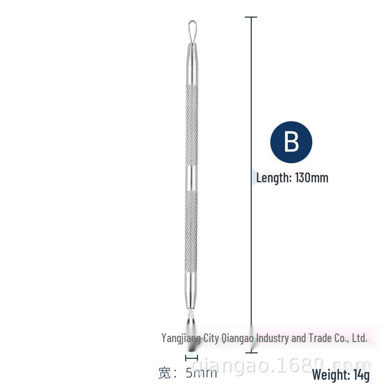 Stainless Steel Double-Headed Blackhead and Acne Extractor Tool