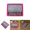 Baby Kids Toddler Learning English Machine Tablet Early Educational Study Toy (Pink)