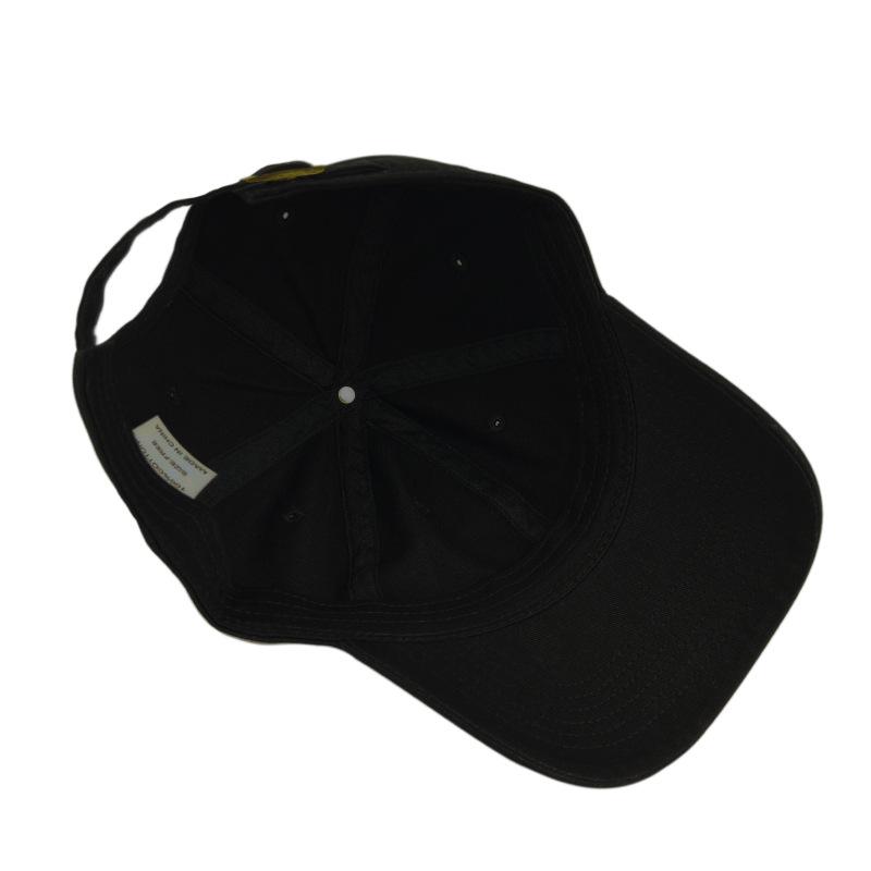 Premium Washed Cotton Duckbill Baseball Cap: Soft, Sunshade, Distressed Embroidery