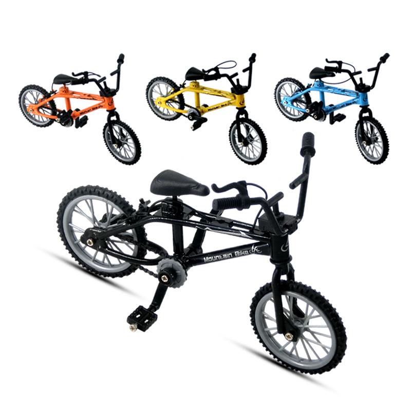 1 τμχ Ρετρό κράμα Mini Finger BMX Bicycle Assembly Μοντέλο Παιχνίδια Gadgets Δώρο παιχνίδια Μοντέλο Μίνι φορητό ποδήλατο για παιδί