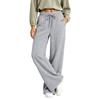 Women's Wide Leg Lined Sweatpants Loose Straight Casual Jogger Pants