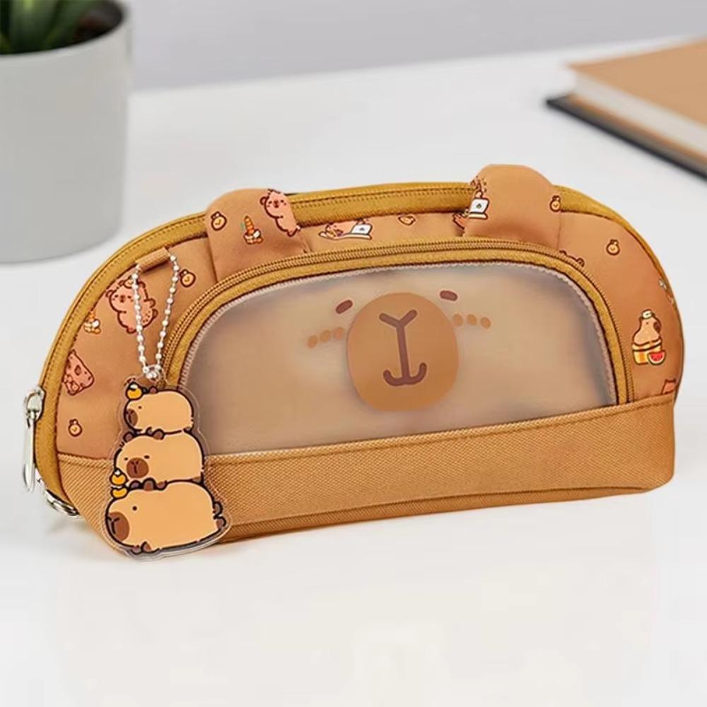 Desktop Storage Stationery Pencil Bag Large Capacity Multi Layer Pencil Pouch  Desktop Storage