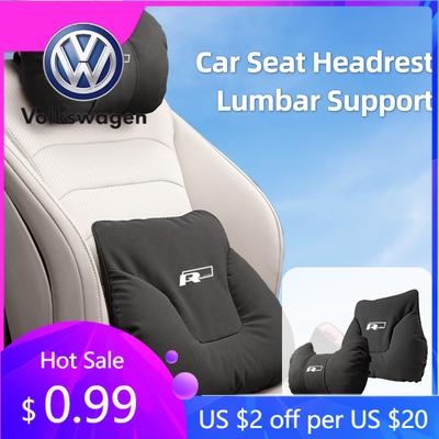 2026 Chaud Pour Volkswagen VW Oreiller d'Appuie-tête de Siège Auto Coussin de Soutien Lombaire Ceinture de Protection Pour Volkswagen VW Ligne R Scirocco Je