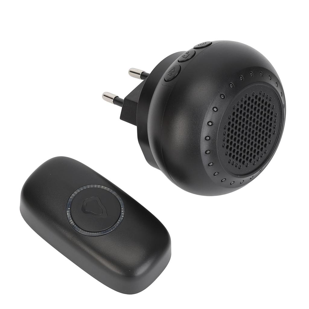 Wireless Doorbell Kit IP55 Waterproof Battery Operated 32 Melodies Cordless Caregiver Pager for