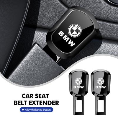 Para Carro Cinto de Segurança Plug Espelho Metal Cinto de Segurança Estender Trava Fivela Acessório E90 E60 E46 E39 F30 F10 E87 X3 X4 X5 X1 G30 G20