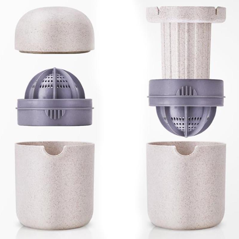 Hand Fruit Juicer Citrus Orange Squeezer Lid Rotation Press Anti-Slip Reamer for Lemon Lime Grapefruit Capacity Machine