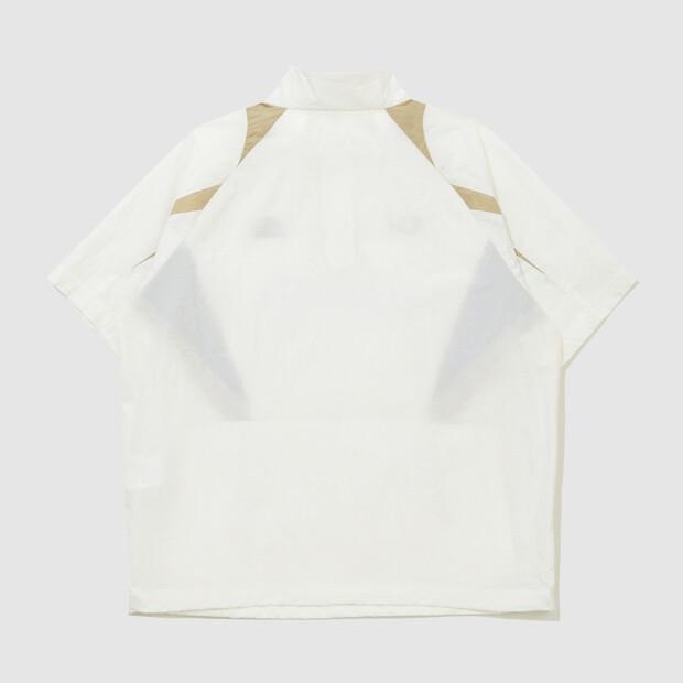 Umbro Hbl Bloke Short Sleeve Stand Neck Anorak White (Uq223Cwt52) (B Type)