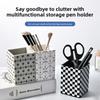 Silicone Printing Pen Holder, Desk, Study Creative Pen Holder, Desktop Ornament, Stationery, Storage Box.