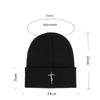 Embroidered Beanies Hats Cotton Knitted Hats Winter New Ear Protection Hat