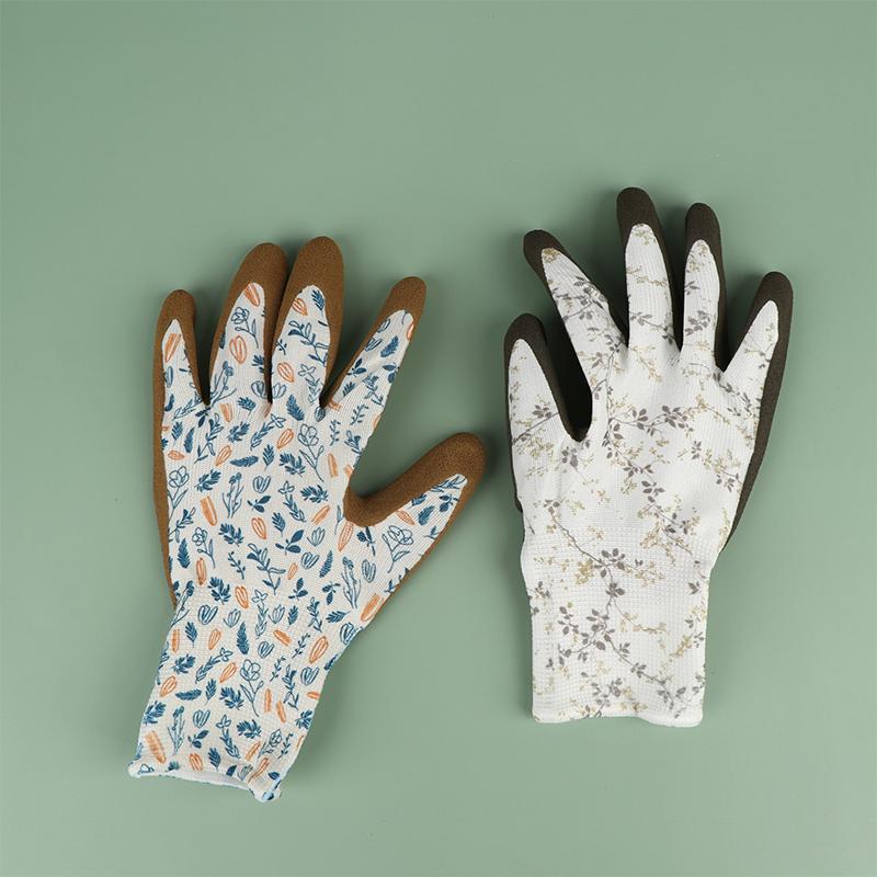 1Pair Thorn-Proof Gardening Weeding Working Gloves Breathable Latex Glove Puncture Resistant For Digging Floral Planting Pruning