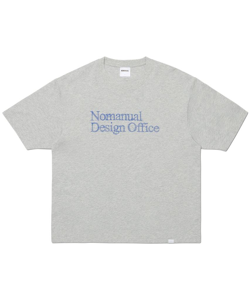 NOMANUAL Nm Design Office T-Shirt - Melange