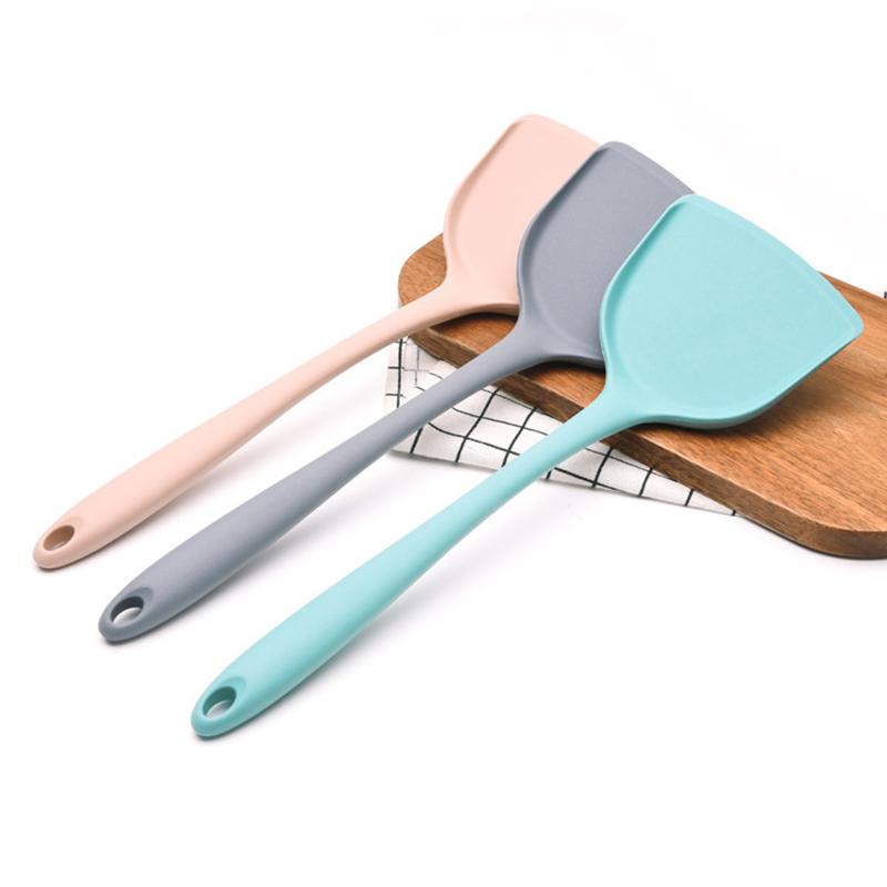 Non-Stick Pan Spatula, Kitchen-Specific Silicone Spatula, Silicone Cookware, Cooking Ladle, Food-Grade Silicone Spatula