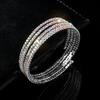Arm Ring Rhinestone Elastic Bracelet Performance Belly Dance Jewelry Bride Multi-layer Grab Chain Bracelet Women