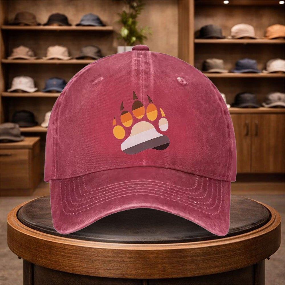 Bear Community Printed Baseball Cap Casual Duckbill Cap Fashion Hat Outdoor Adjustable Leisure Hat Suitable for All Season
