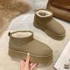2024 New Classic Thickened Fluff Women's Snow Boots Comfortable Warm Ankle Boots Women Winter Ladies Shoes Chunky Snow Boots