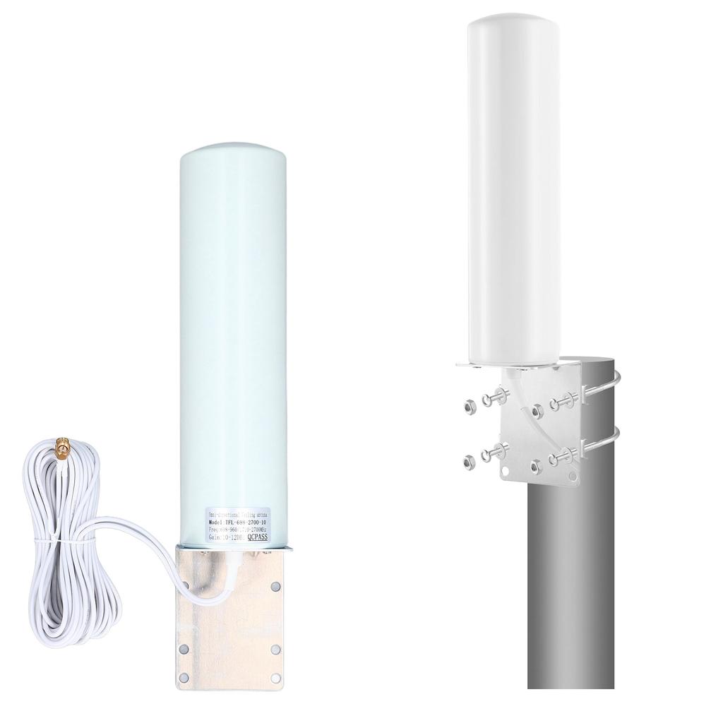 High Gain 12dBi  with  Meter Cable 698‑2700MHz SMA Male Omnidirectional  for WiFi Rou