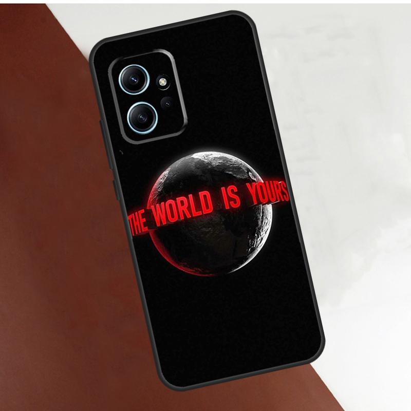 

Scarface The World Is Yours Case For Xiaomi Redmi Note 14 13 9 10 11 12 Pro 11S 12S Cover For Redmi 15 C 13C 12C 10C 14C Redmi 15 5G