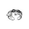Drip Chain Stacked High-End Ring Cold Wind Butterfly Zir*****Pen Ring Female Personality Index Finger Ring
