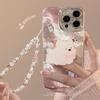 Pink West Highland Suitable for Apple 17 Mobile Phone Case Iphone16 Cartoon Bracelet 14pronax Glitter 13 Hard Case