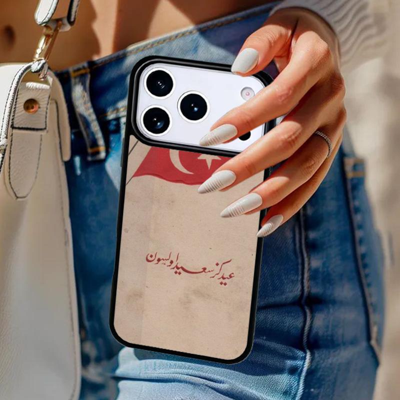 Turkei Turkey Ataturk Flag Banner Phone Case For iPhone 17 Air 14 15 13 12 Max Cover For Apple 16e 11 Pro Max Plus Coque