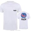 Scuba Driver Padi T-Shirt Men Casual Cotton Tshirt Hip Hop T Shirt Short Sleeve Tops Tees Men's Clothing Fashion Streetwear#Color