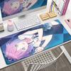 Hololive Anime Kawaii Girl Himemori Luna Mouse Pad Large Laptop Keyboard Mat Non-slip Rubber Base Office Mouse Mats XXL Desk Rug