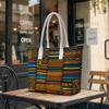 Ethnic Pattern Tote Bag Fashion Portable Shoulder Handbag for Daily Use