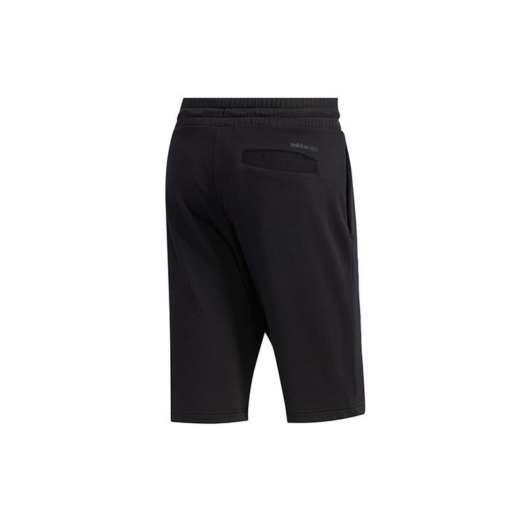 Adidas Neo Printed Slim-Fit Shorts Men Bottoms Black FP7299