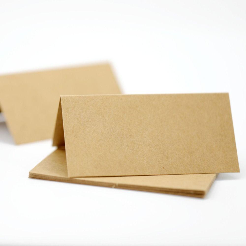 10pcs Vintage Table Place Cards Blank Name Seat Card Signature Cards  Banquet Tables