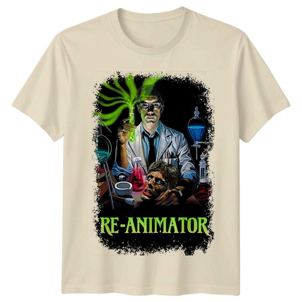Reanimator 1985 Movie Poster Inspired Tshirt Retro 80s Tee Unisex