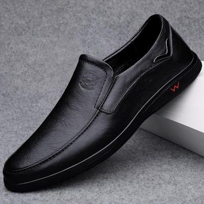 Pelle, pelle bovina, scarpe casual in pelle, pelle morbida, suola morbida, da infilare con un piede, mocassini, scarpe da uomo con trafori traspiranti