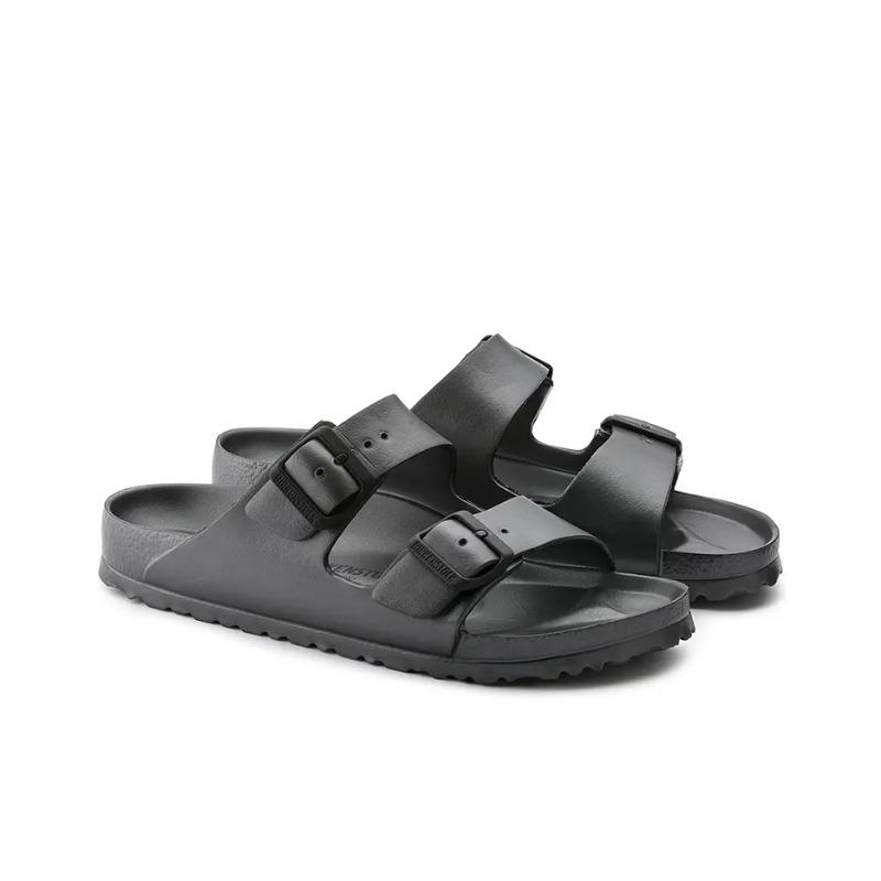 Birkenstock Arizona Unisex Two-Strap EVA Slide Sandals Grey Regular Fit 1001497 44