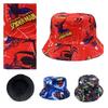 European And American Spider-man Cartoon Printed Cotton Fisherman Hat Sun Hat