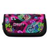 Pencil Pouch 300D Polyester Large Capacity Metal Zipper with Double Compartments for School Office Travel for School Office Travel