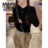 Mark Fairwhale Women's Half-Turtleneck Long Sleeve T-Shirt