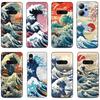 Japan Kanagawa Phone Case For Motorola Moto G35 G75 G71 G34 G53 G96 G22 E40 E30 E20 G13 G14 G42 G31 G41 G30 G20 G10 G51 Cover
