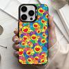 Takashi M-Murakamis F-Flowers  Phone Case For iPhone17,16,15,14,13,12,11 Plus,Pro Max Candy Silver Plated Inside Cover