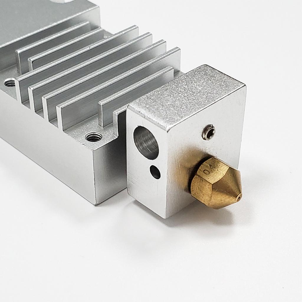 TRONXY 2 in 1 Out Dual Color Hotend Extruder Kit mit Heizdraht-Thermistor 0,4 mm Messingdüse 24 V