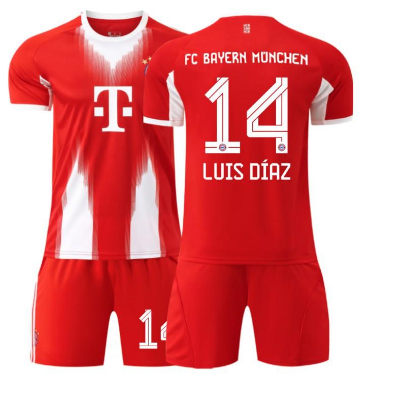2526 Bayern Domácí 17 Ollise 6 Kimish 9 Kane 10 Musi 14 Dias Fotbalový dres Set