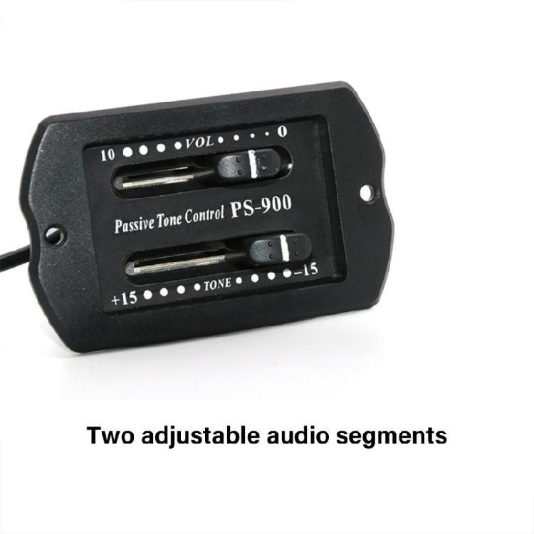 2 Band Acoustic Guitar Preamp EQ Equalizer Tuner Piezo Pickup Equalizer Pickup Tuner for Acoustic Classical Guitar