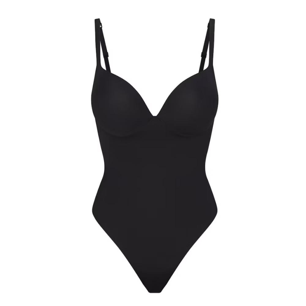 Seamless Full Body Deep V Backless Tummy Control Butt Lift Shapewear Bodysuit