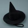 Witch Pet Hat Costume Accessory With Pumpkin And Bat Designs For Wear Halloween