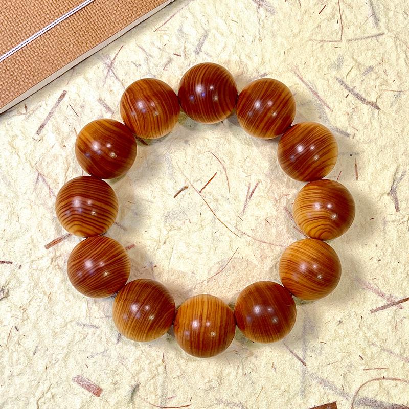 Aged Taihang Cypress Beads: Natural, High-Oil, Handcrafted Play Beads for Men & Women