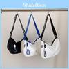 Stylish Casual White Black Blue Canvas Crossbody Bag For Women With Large Capacity