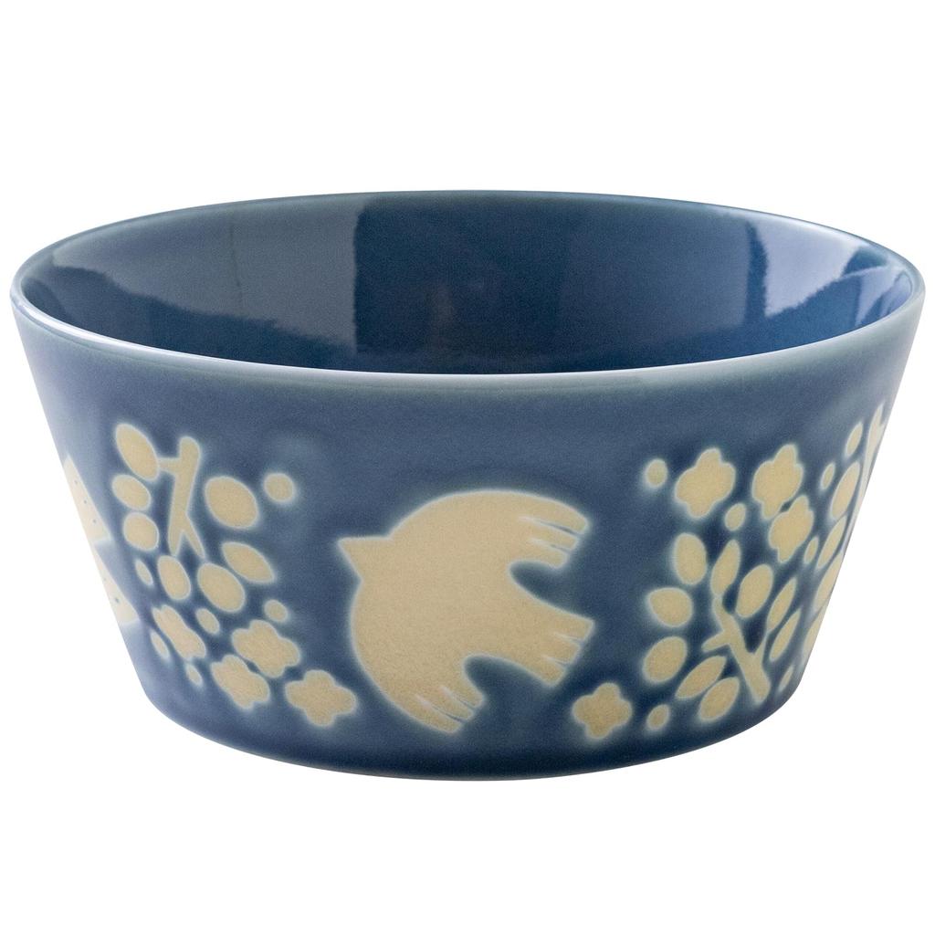 Minoru Pottery PLANTAREE-LINTU- 130 Pack Bowl Blue