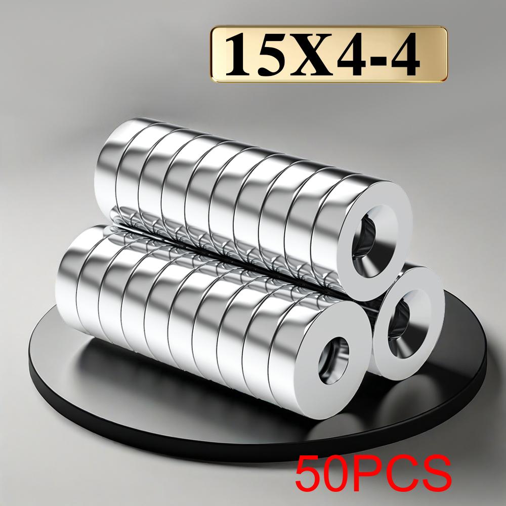 15x4-4mm Imans Refrigerator Magnets for DIY Office Whiteboard Workshop Suitable Tools Home Workplace